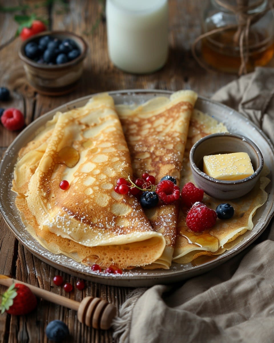 Recette de Crêpes au Lait Faciles : Des Conseils et Astuces pour des Crêpes Parfaites 1 Crêpes au lait faciles