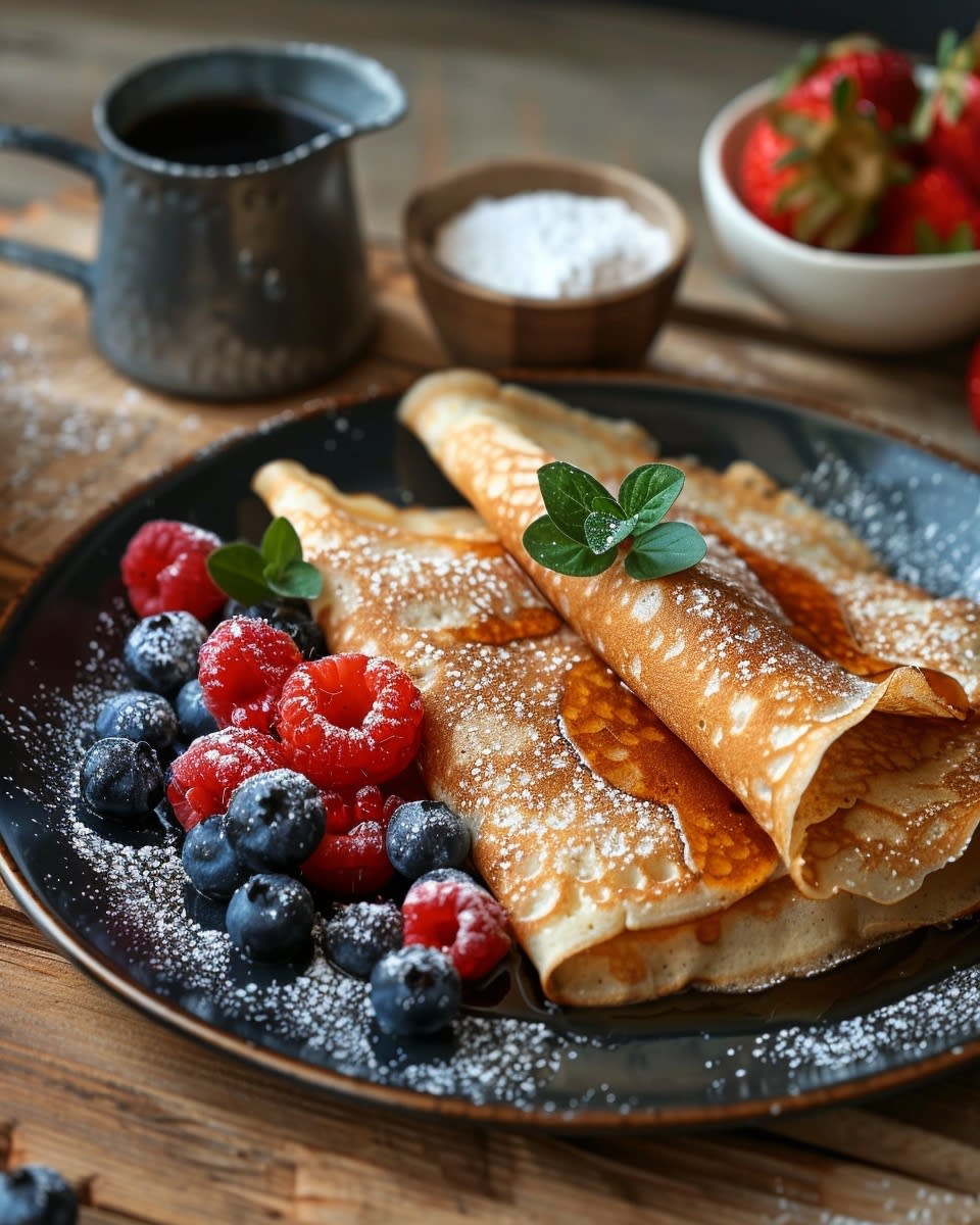 Recette de Crêpes Légères Maison : Découvrez les Secrets d'une Pâte Parfaite 1 Crêpes légères maison