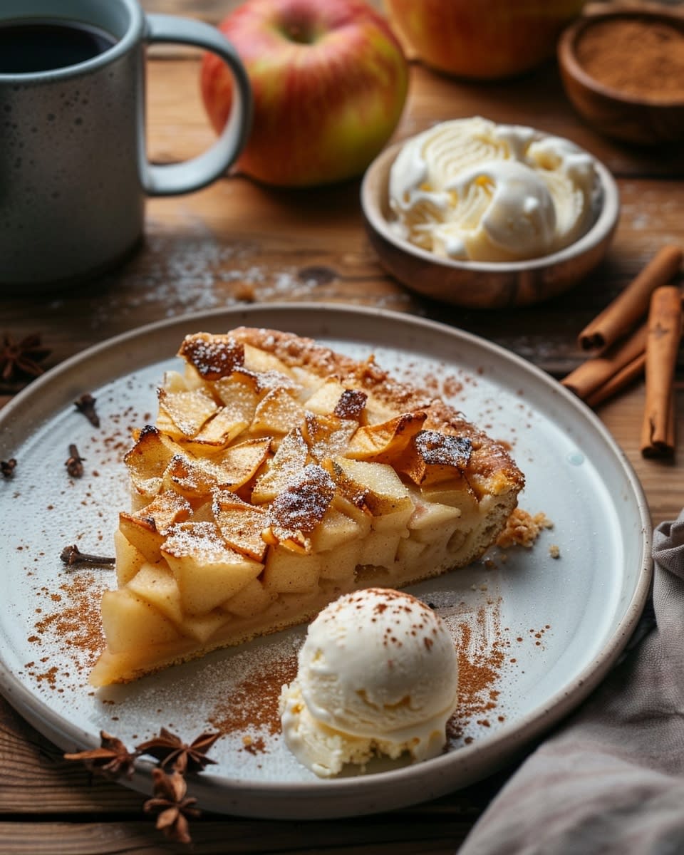 Recette de Gâteau aux Pommes Rapide : Facile et Délicieux 1 Gâteau aux pommes rapide