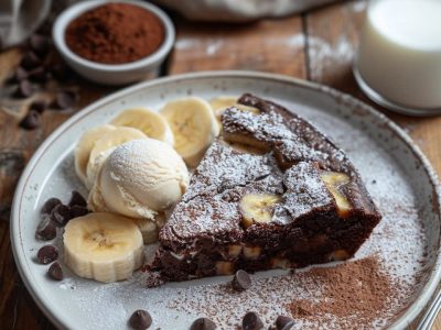 Recette Gâteau Banane Chocolat Facile : Un Dessert Délicieux et Rapide