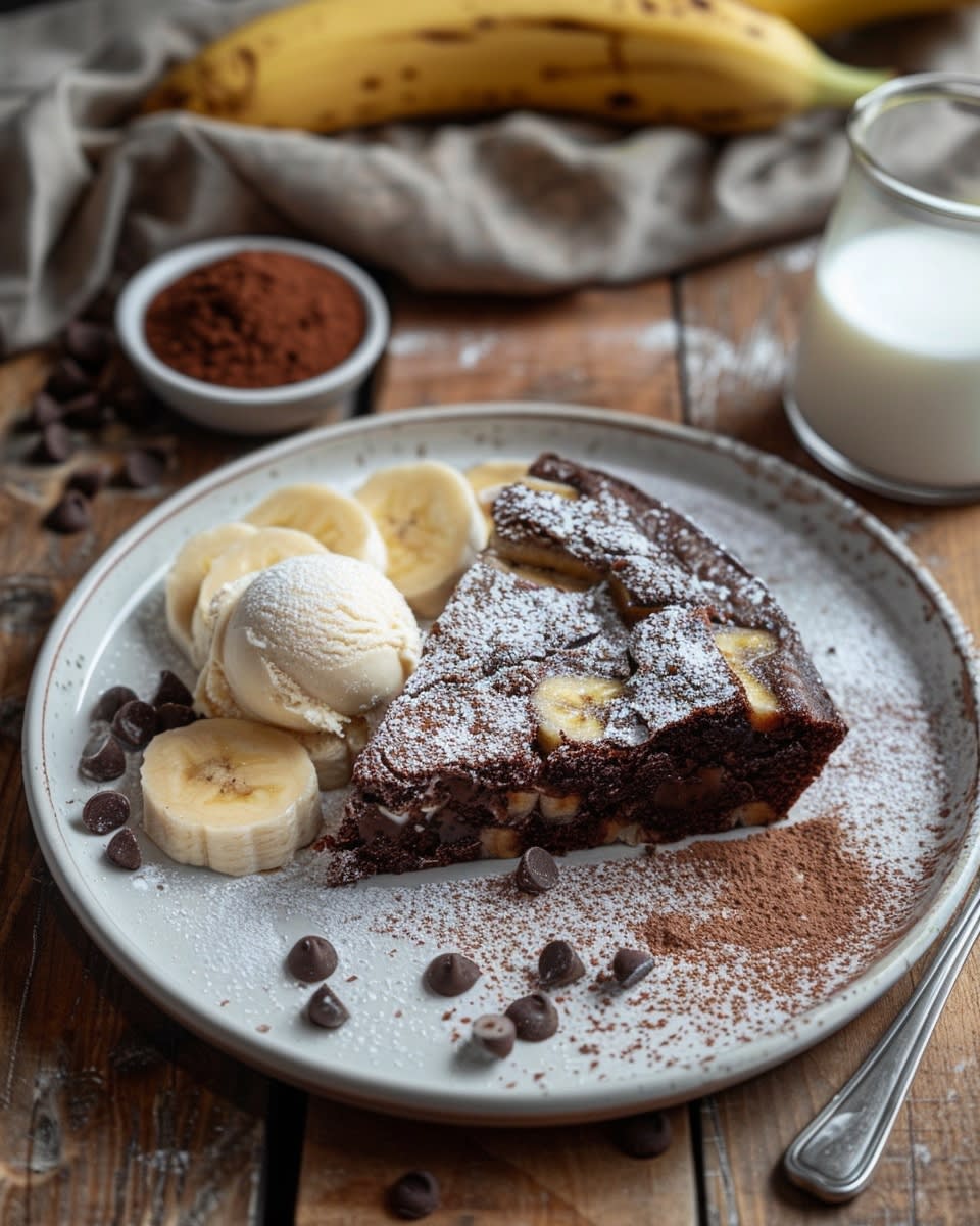 Recette Gâteau Banane Chocolat Facile : Un Dessert Délicieux et Rapide 1 Gâteau banane chocolat facile