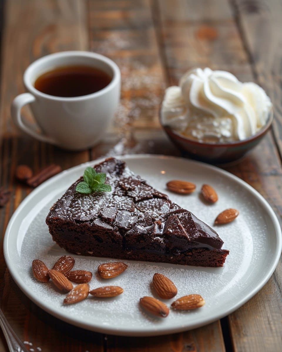 Gâteau chocolat amandes