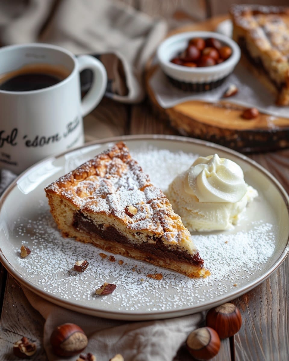 Gâteau chocolat noisettes