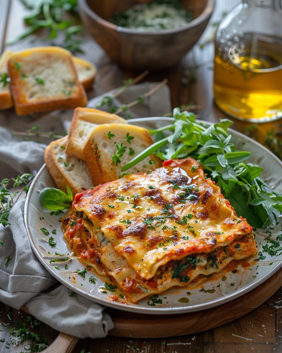Recette de Lasagnes Légumes Végétariennes : Une Option Délicieuse et Saine 1 Lasagnes légumes végétariennes