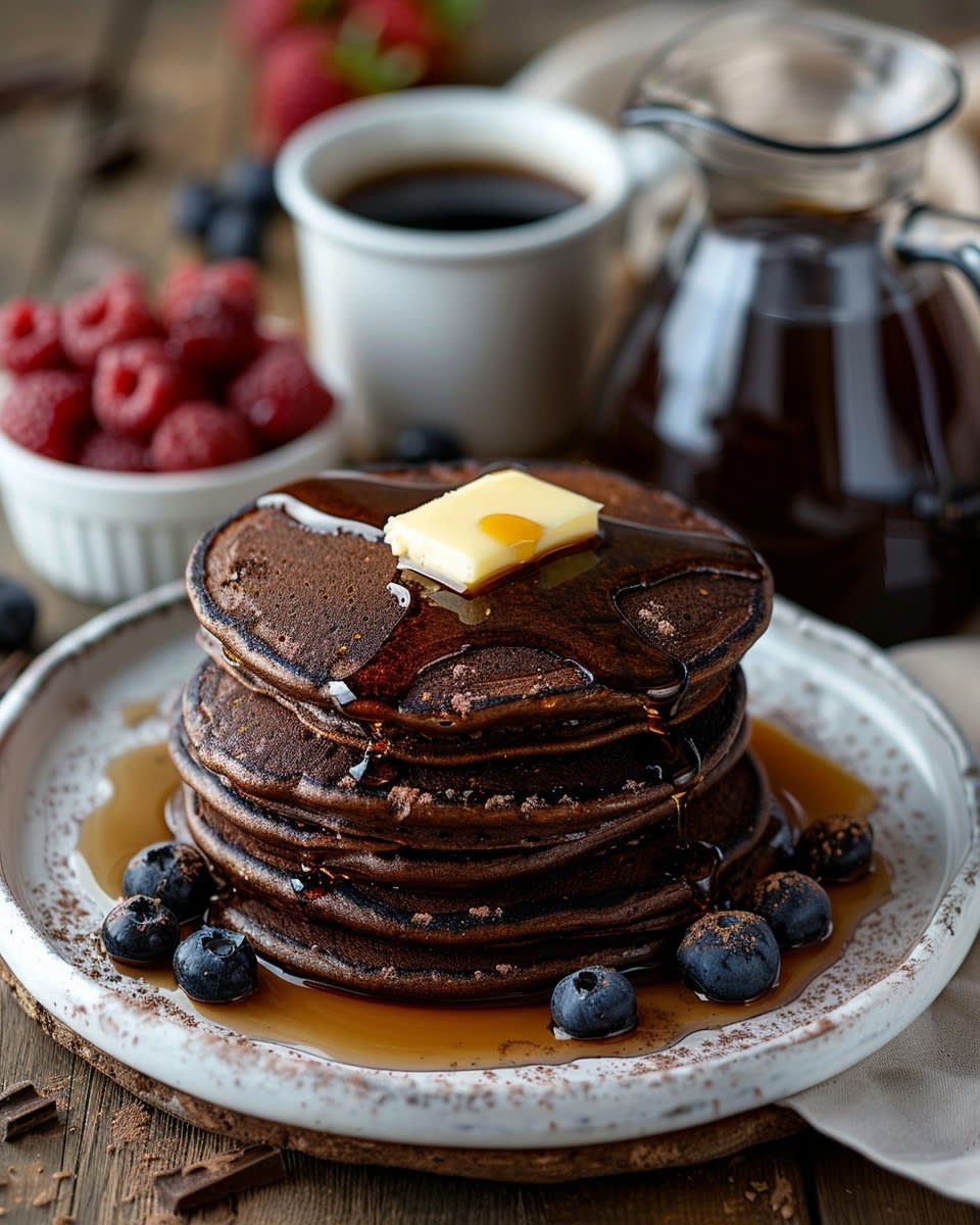 Recette de Pancakes Chocolat Maison : Délicieux et Facile à Faire 1 Pancakes chocolat maison