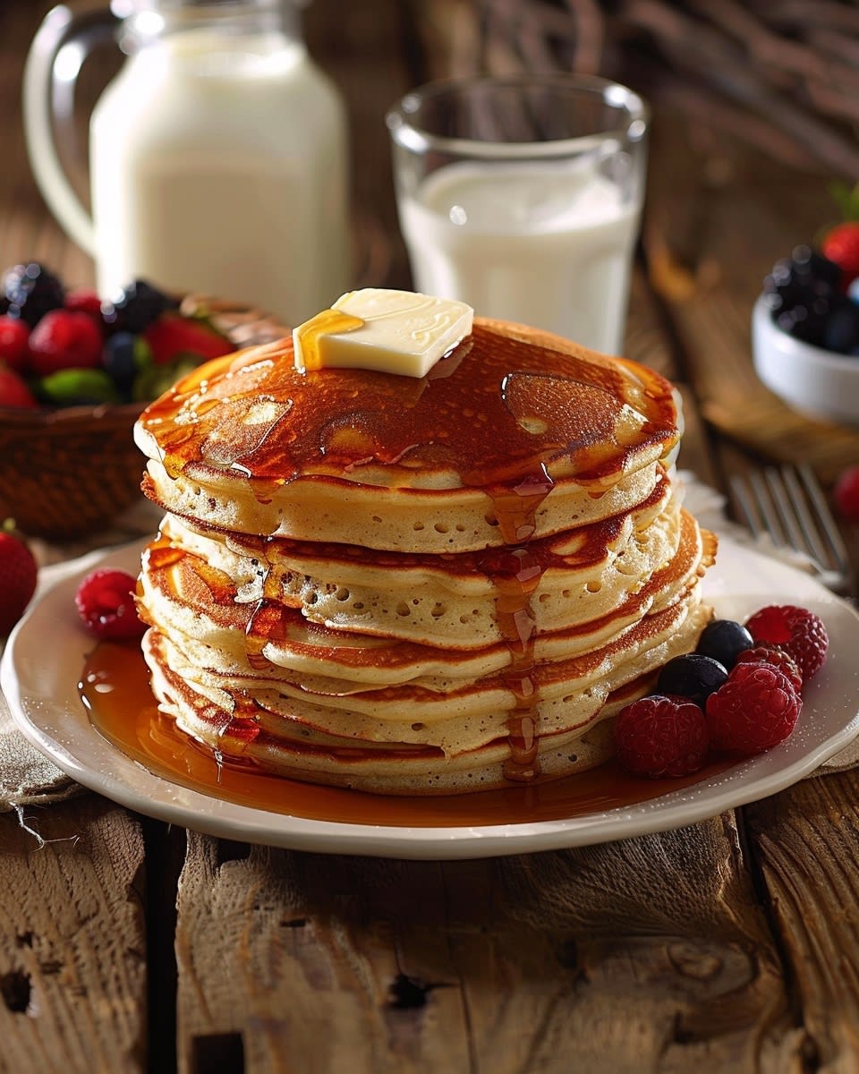 Recette de Pancakes Faciles Sans Beurre : Délicieux et Sain 1 Pancakes faciles sans beurre