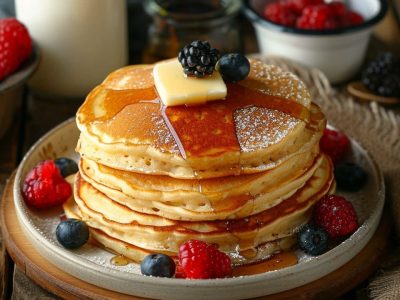 Recette de Pancakes Rapides au Lait : Simple, Délicieux et Sain