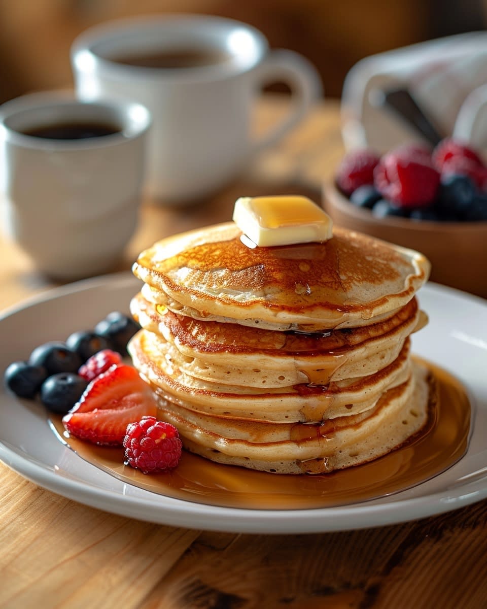 Recette de Pancakes Rapides Maison : Facile et Délicieux 1 Pancakes rapides maison