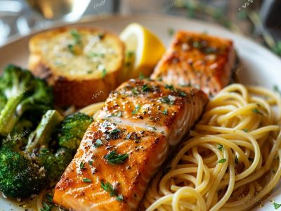 Recette Délicieuse de Pâtes au Saumon et Citron pour un Dîner Inoubliable