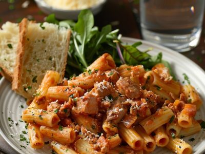 Recette Rapide de Pâtes au Thon Sauce Tomate