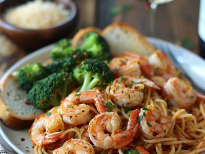 Recette Délicieuse de Pâtes aux Crevettes et Ail : Des Astuces pour un Régal