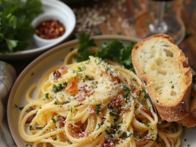 Comment Préparer des Pâtes Carbonara Traditionnelles : Recette et Astuces