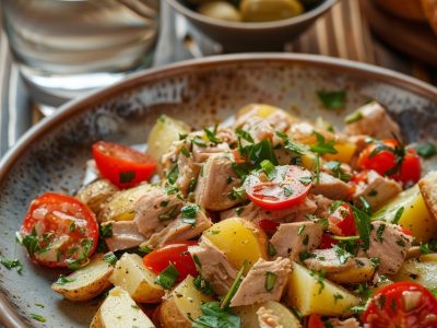 Recette Délicieuse de Salade de Pommes de Terre au Thon : Facile et Rapide