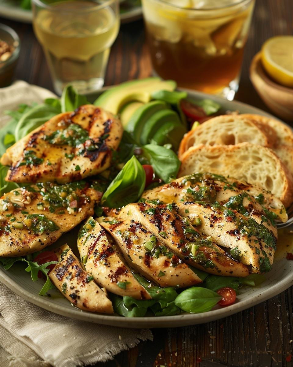 Recette de Salade de Poulet Grillé et Avocat Citronné : Fraîcheur et Saveurs 1 Salade de poulet grillé et avocat citronné