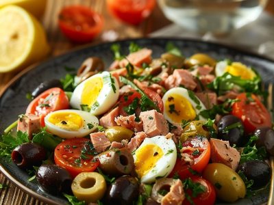 Recette de Salade Niçoise Facile et Rapide : Une Délicieuse Entrée Provençale