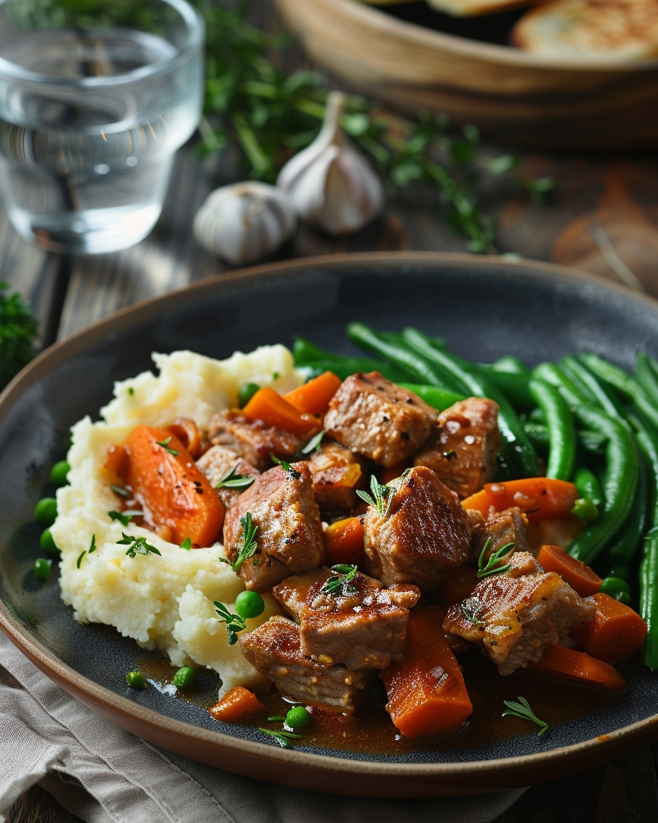 Sauté de porc aux légumes