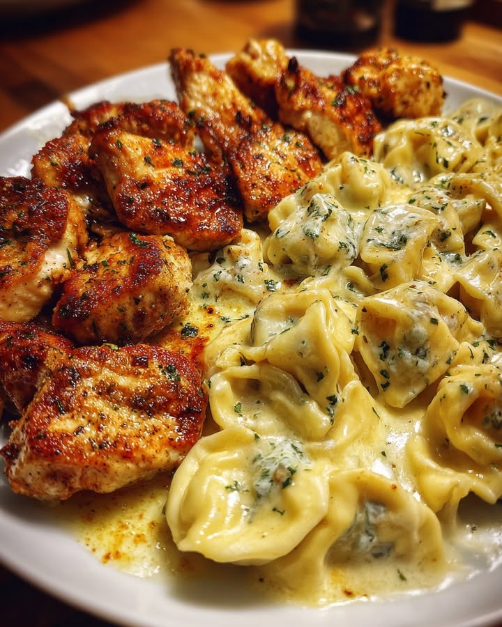 Tortellini Poulet Fromage Facile : Recette Rapide et Savoureuse 1 Tortellini Poulet Fromage