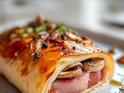 Feuilletés Champignons Jambon : Recette Facile et Savoureuse