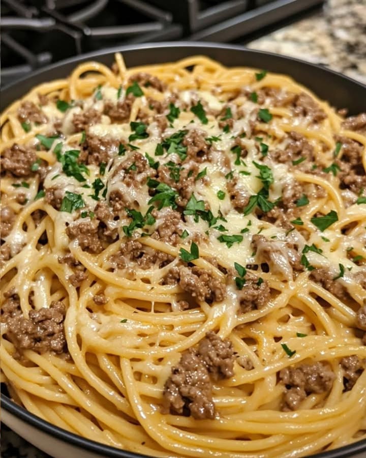 Linguine Bœuf Crémeux : Recette Facile et Savoureuse 2 Linguine Bœuf Crémeux