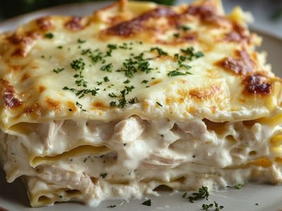 Lasagne Alfredo Poulet : Recette Facile et Savoureuse