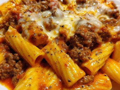 Rigatoni Crémeux Bœuf : Recette Savoureuse et Facile