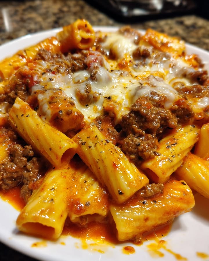 Rigatoni Crémeux Bœuf : Recette Savoureuse et Facile 2 Rigatoni Crémeux Bœuf