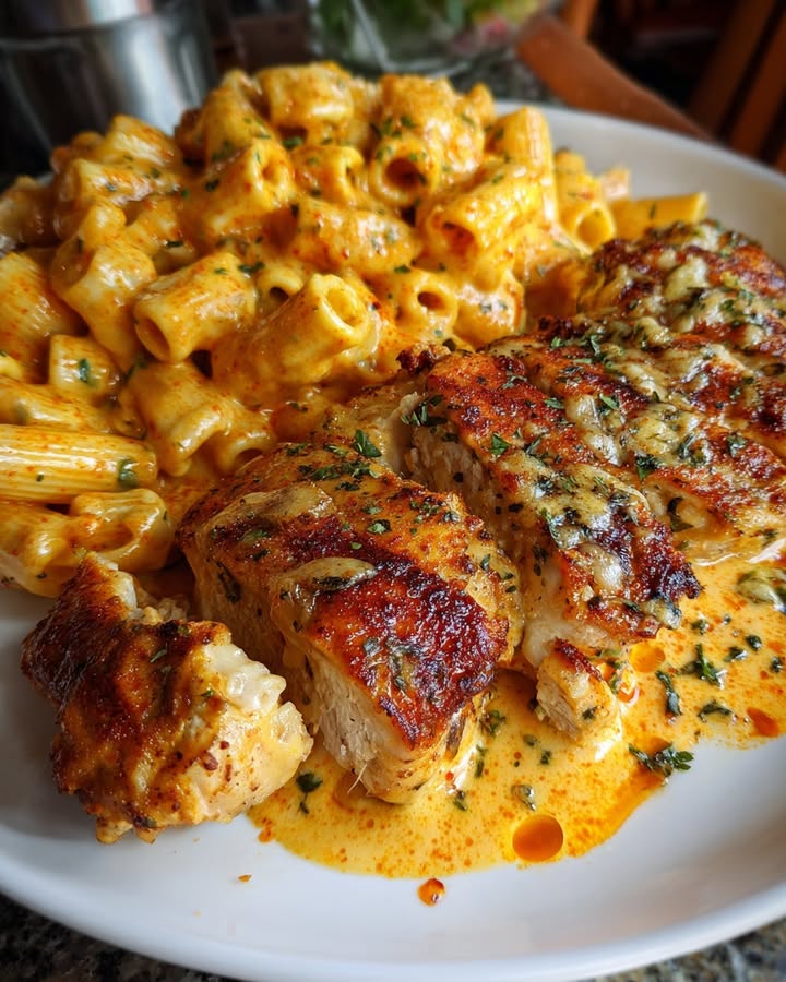 Poulet Cajun Crémeux : Recette Facile et Savoureuse 2 Poulet Cajun Crémeux