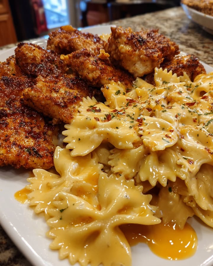 Poulet Cajun Alfredo Savoureux : Recette Authentique 2 Poulet Cajun Alfredo