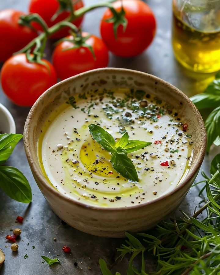 Vinaigrette Italienne Crémeuse : Recette Facile et Savoureuse 2 Vinaigrette Italienne Crémeuse