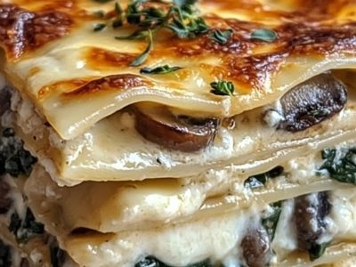 Lasagne Épinards Champignons : Recette Facile et Savoureuse