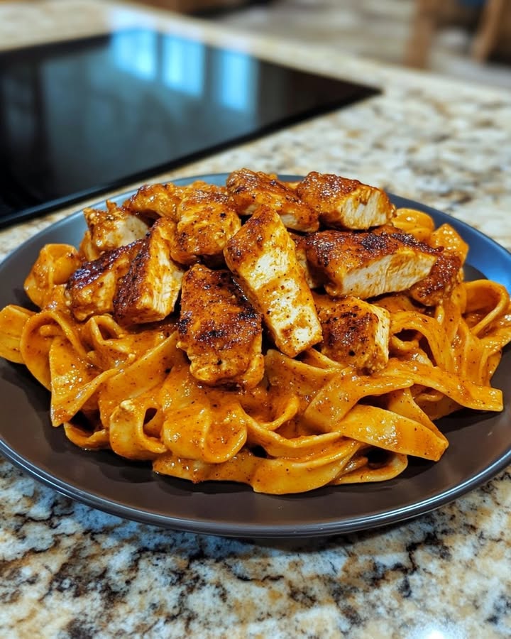 Pâtes Cajun Crémeuses : Recette Facile et Savoureuse 2 Pâtes Cajun Crémeuses