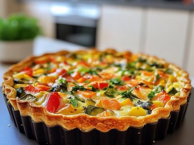 Quiche Légumes Express Facile et Rapide pour Tous