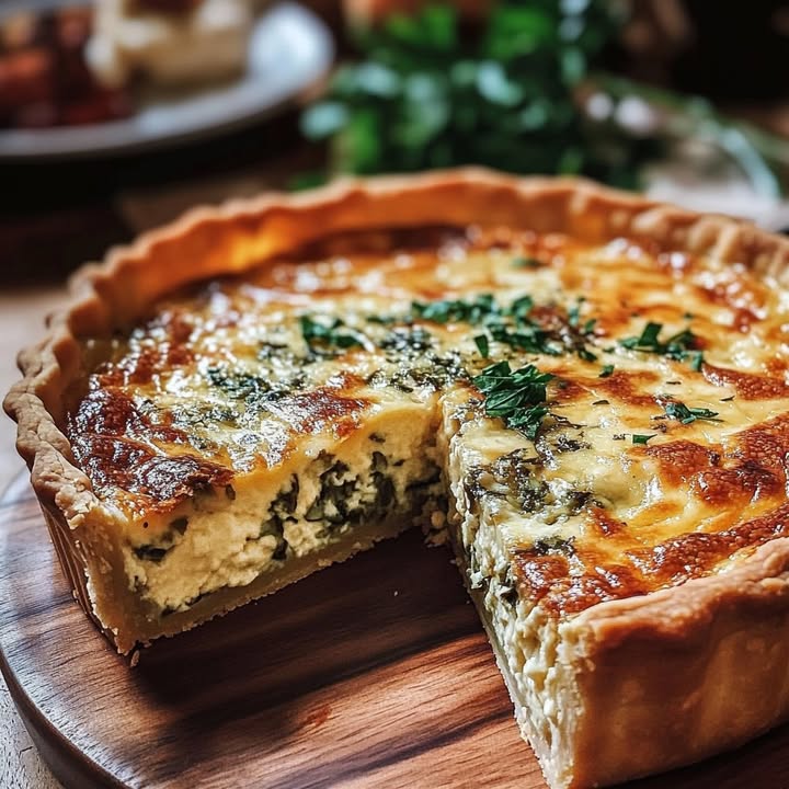 Quiche Épinards Brebis