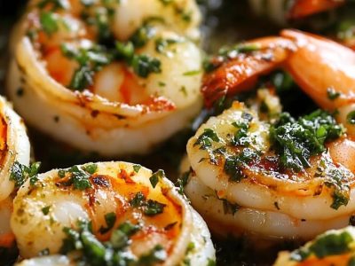 Crevettes Chimichurri Zesty : Recette Facile et Savoureuse