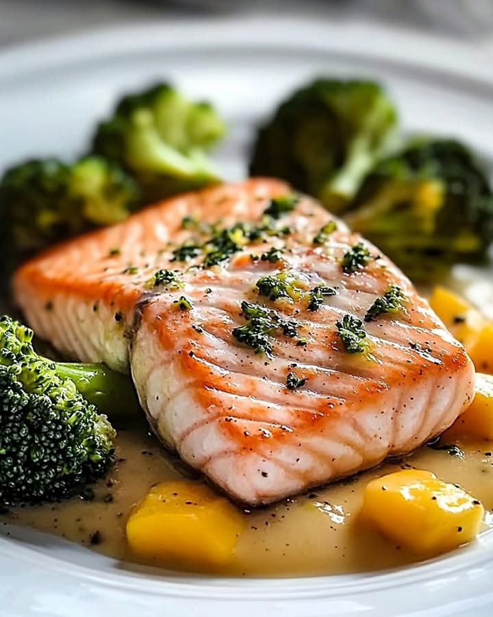 Saumon Crevettes Brocoli : Recette Facile et Savoureuse 5 Saumon Crevettes Brocoli