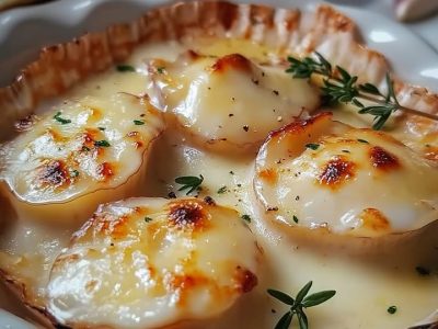 Saint-Jacques Crémeuses Gourmandes : Recette Facile et Savoureuse