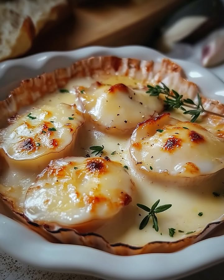 Saint-Jacques Crémeuses Gourmandes