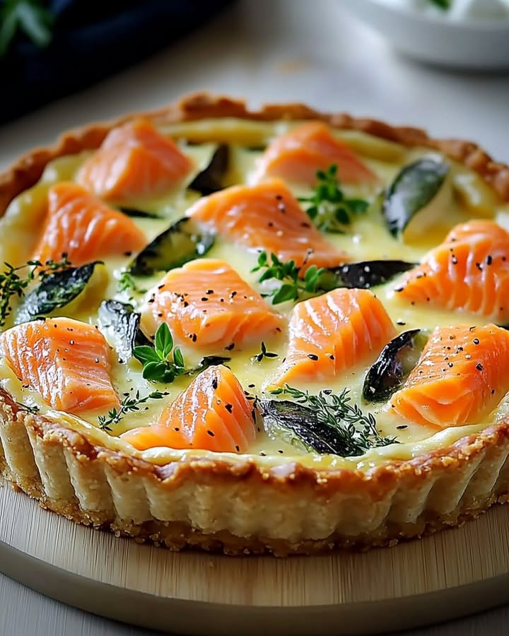 Tarte Saumon Épinards Facile : Recette Rapide et Savoureuse 2 Tarte Saumon Épinards