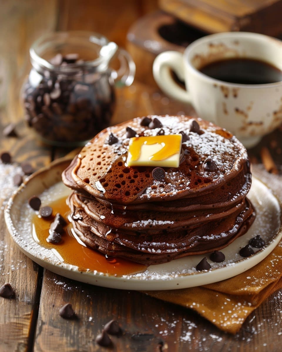 Pancakes chocolat facile