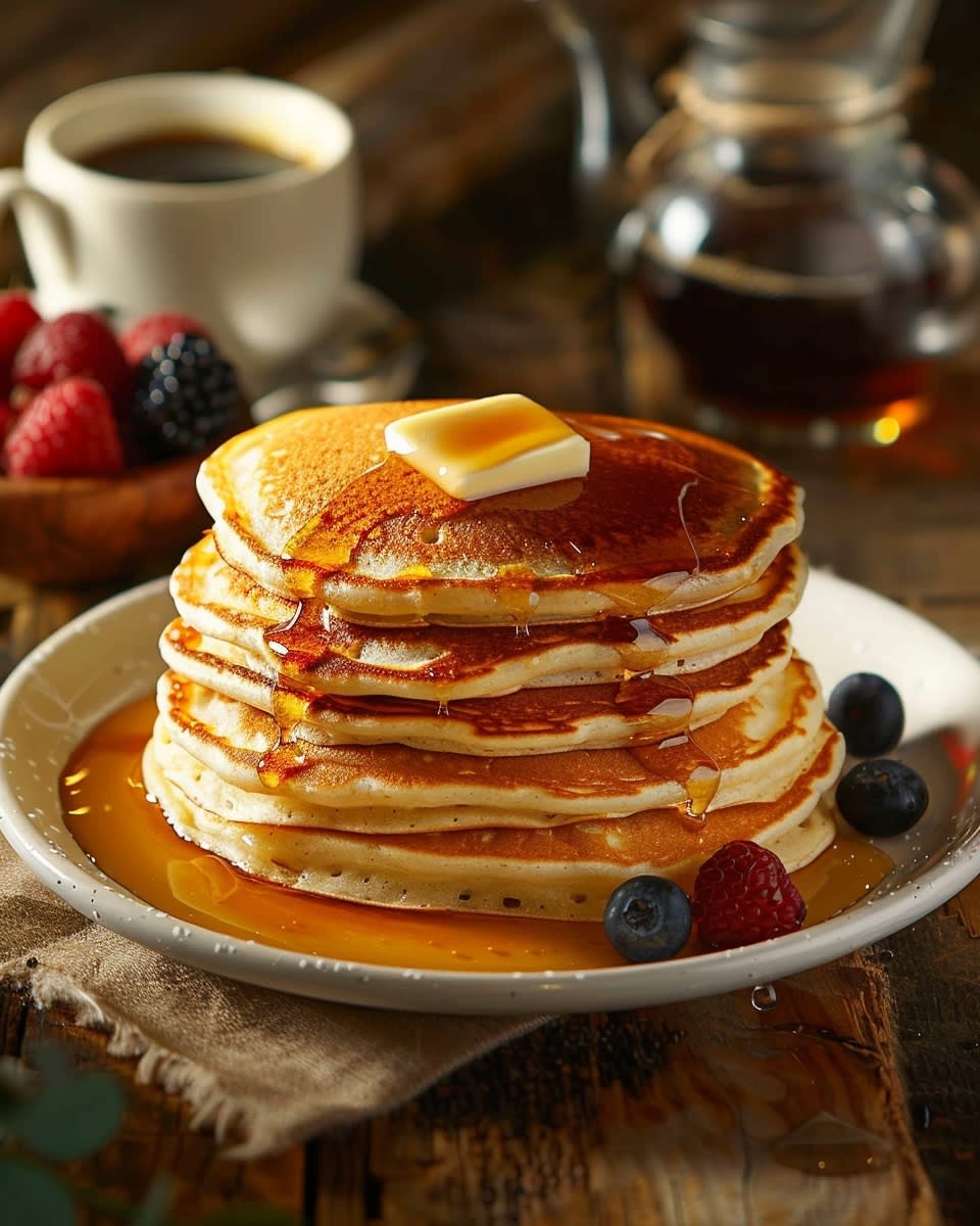 Comment Préparer des Pancakes Épais Américains : Recettes et Conseils 1 Pancakes épais américains