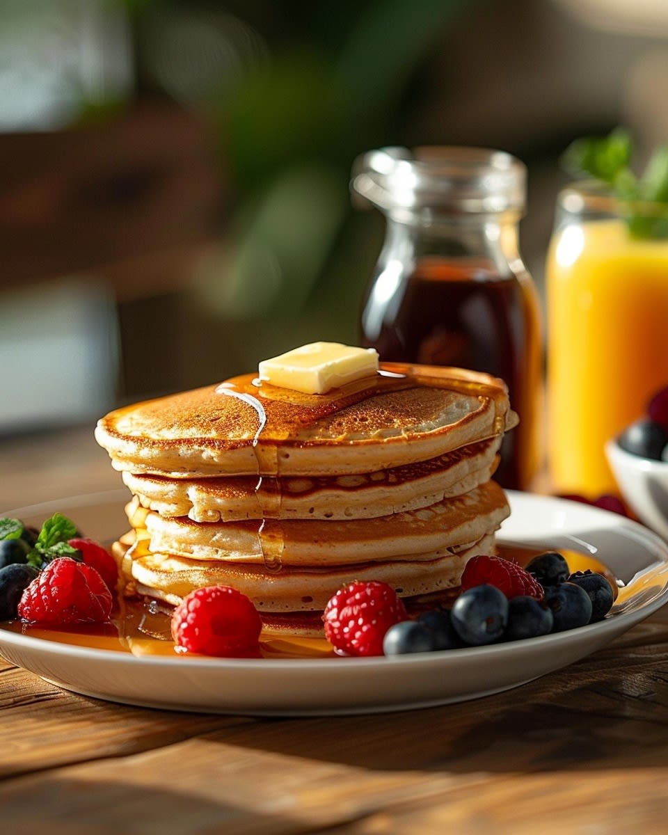 Recette de Pancakes Faciles Sans Œufs : Délicieux et Simple à Faire 1 Pancakes faciles sans œufs