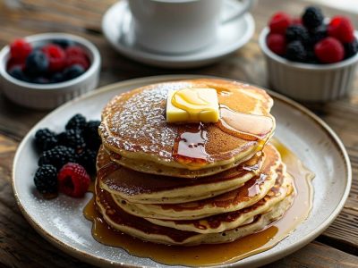 Pancakes Petit Déjeuner Rapide : Une Option Délicieuse et Saine