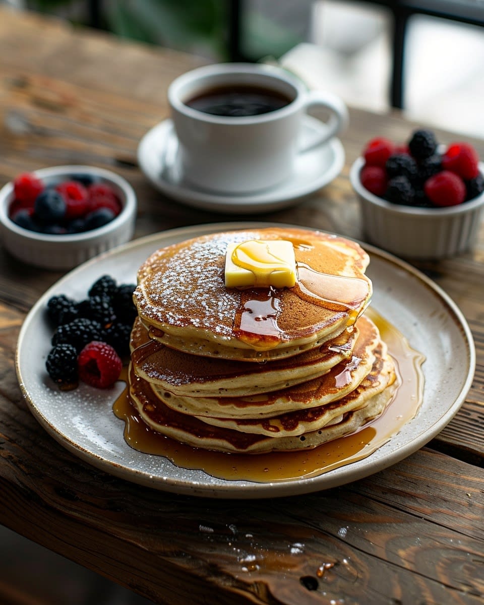 Pancakes Petit Déjeuner Rapide : Une Option Délicieuse et Saine 1 Pancakes petit déjeuner rapide