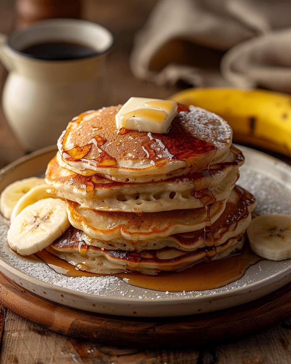 Recette Facile de Pancakes Rapides Banane 1 Pancakes rapides banane