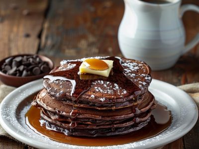 Pancakes Rapides Chocolat : Recettes Faciles et Délicieuses