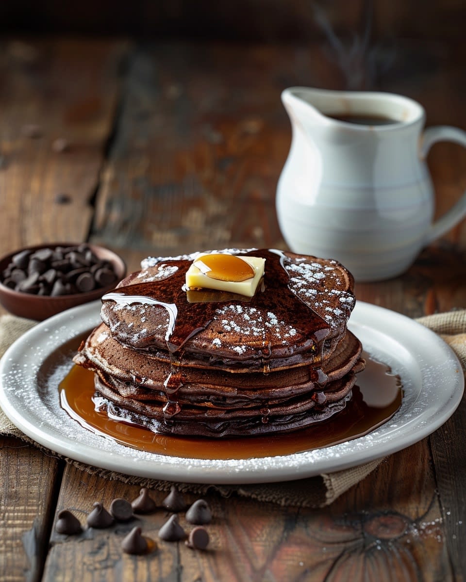 Pancakes Rapides Chocolat : Recettes Faciles et Délicieuses 1 Pancakes rapides chocolat