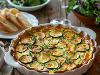 Recette Facile de Quiche Courgette Chèvre : Variations et Conseils
