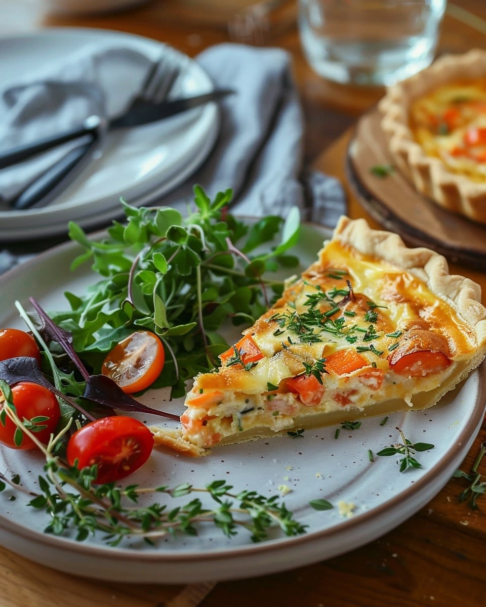 Quiche légumes facile