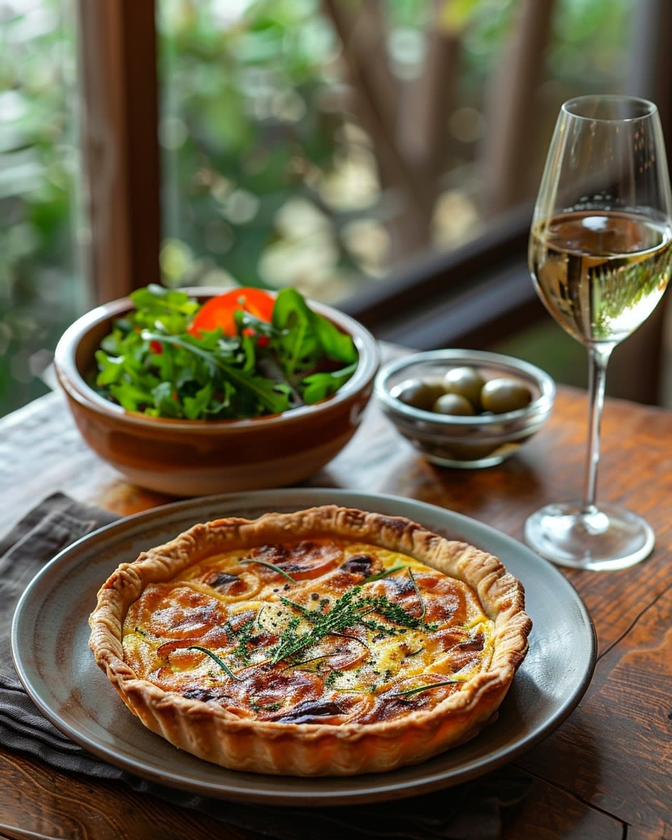 Quiche légumes méditerranéens
