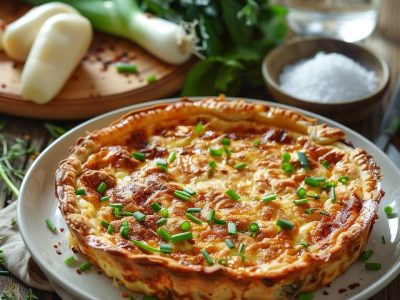 Recette de Quiche Poireaux Fromage : Une Délicieuse Recette pour Tous les Jours